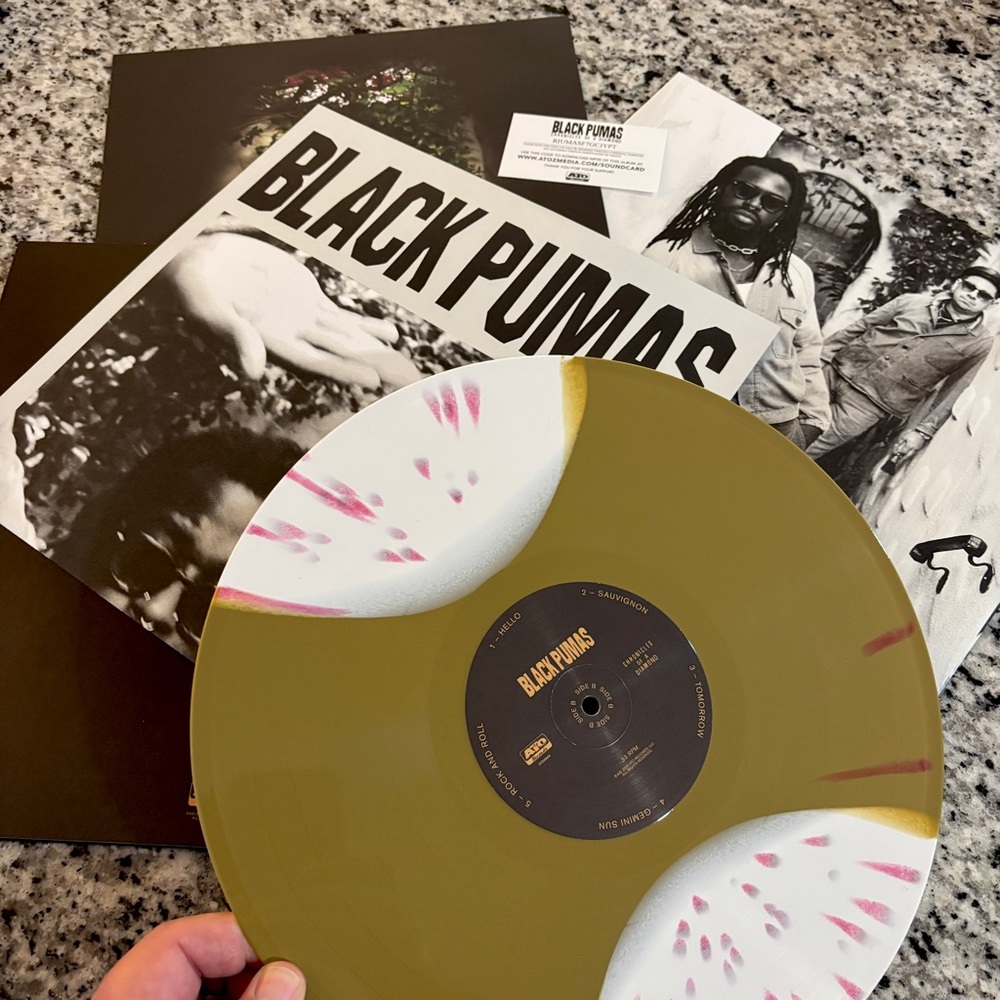 Black Pumas ‘Chronicles of a Diamond’ Gold Vinyl Record - Picture 3 of 3